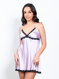 Aaliyah - Chemise in Lavender Frost 1