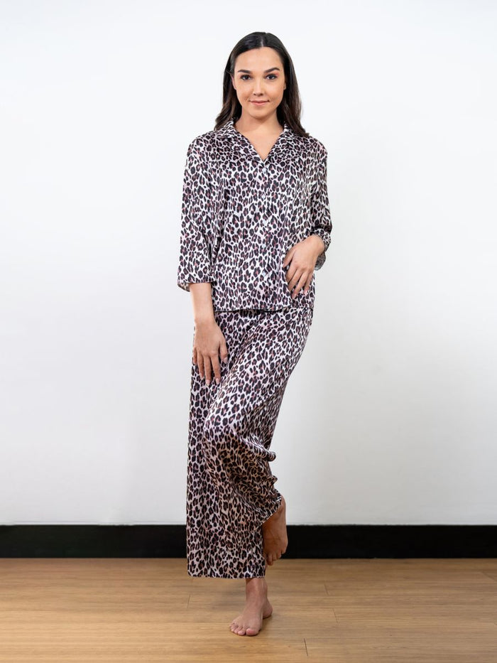 Isobelle - 3/4th SLV Classic LPJ Set in Brown Leopard Multi 1