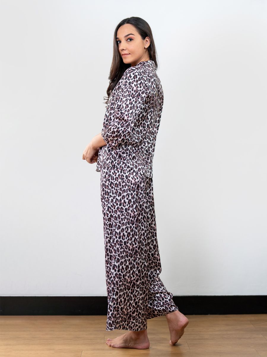 Isobelle - 3/4th SLV Classic LPJ Set in Brown Leopard Multi 2