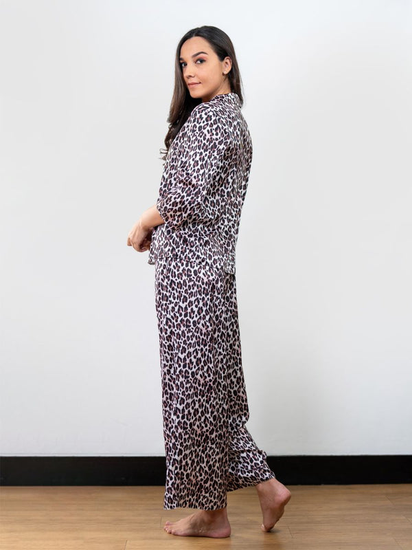 Isobelle - 3/4th SLV Classic LPJ Set in Brown Leopard Multi 2