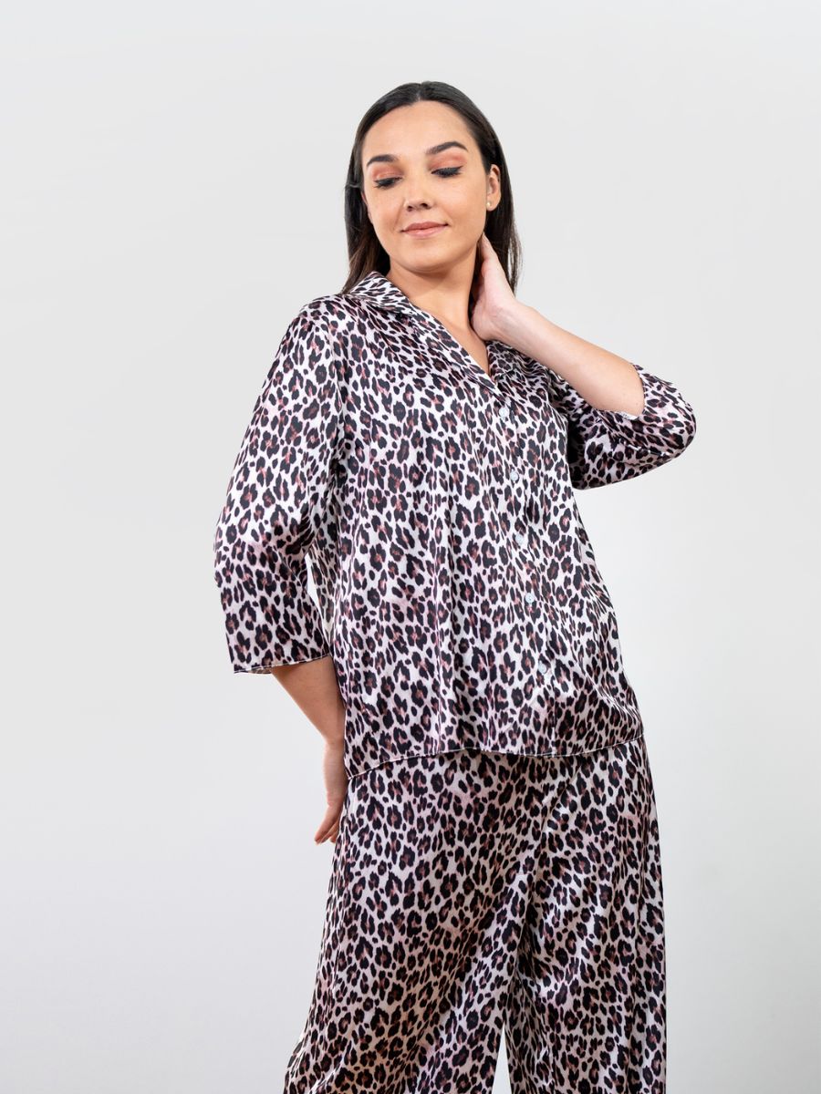 Isobelle - 3/4th SLV Classic LPJ Set in Brown Leopard Multi 3