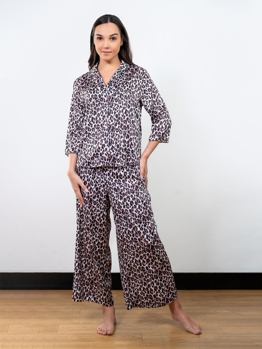 Isobelle - 3/4th SLV Classic LPJ Set in Brown Leopard Multi 4