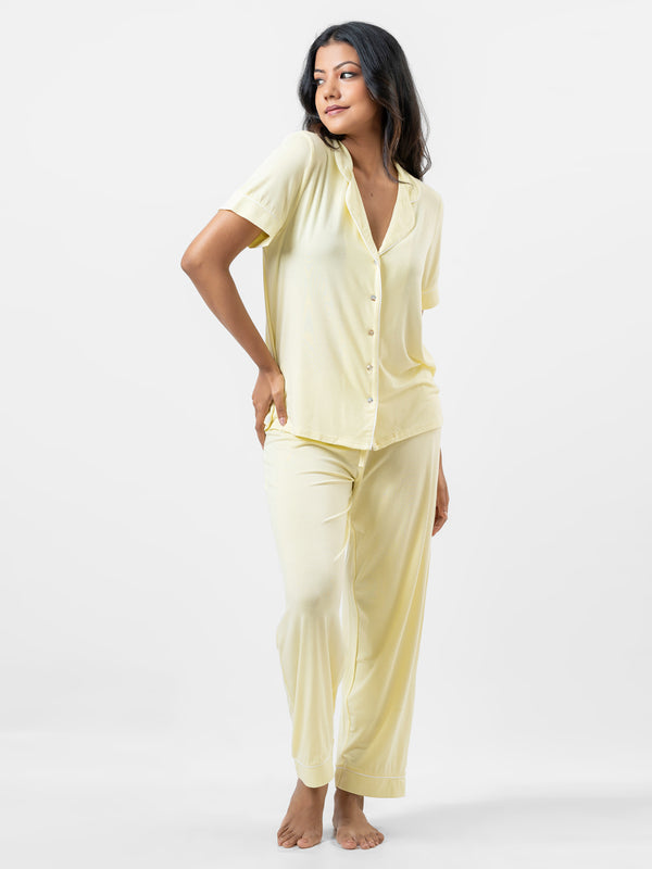 Adalyn - Short Sleeve Classic LPJ in Citron