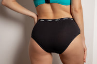 Dina - Brief 4 Pack in Black, Nude & White Combo