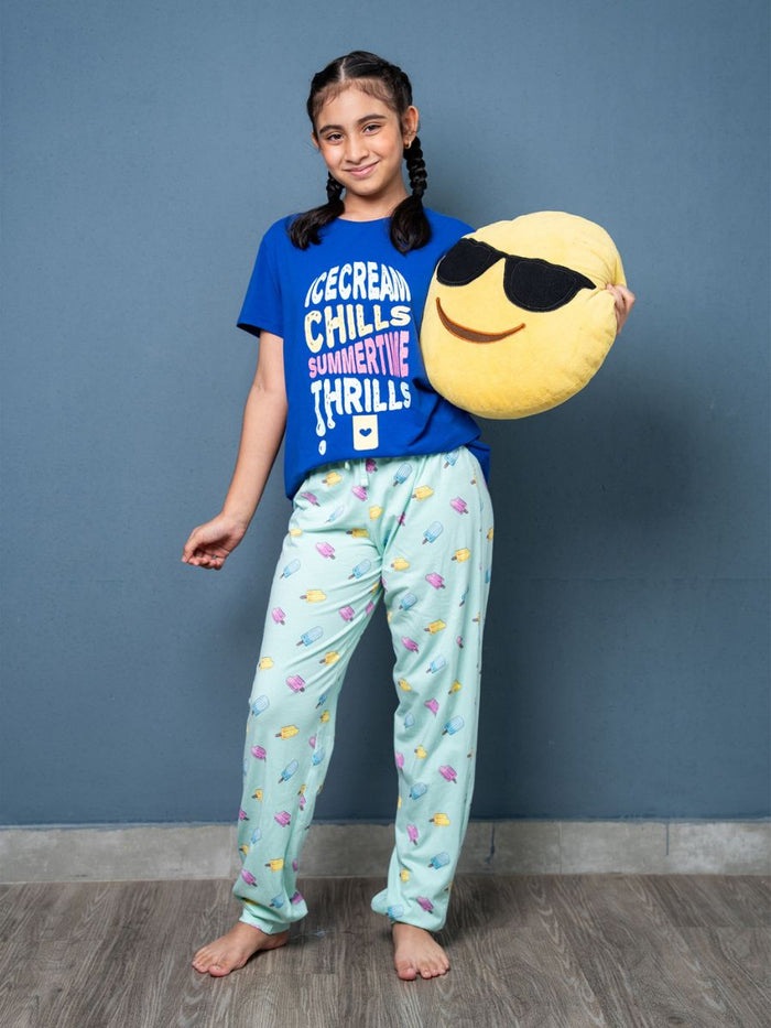 Clair Graphic Tee & Cuffed Long Pant  Veronika & Popsicle Multi