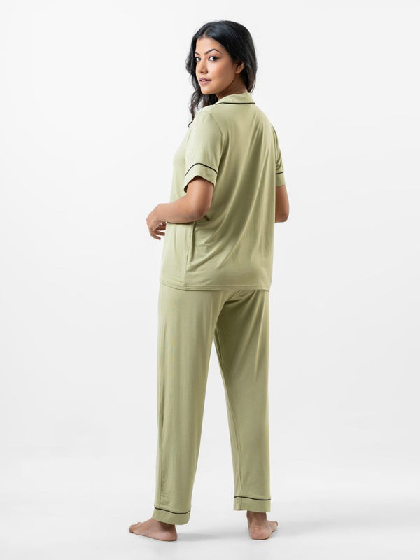 Adalyn - Short Sleeve Classic LPJ in Sage