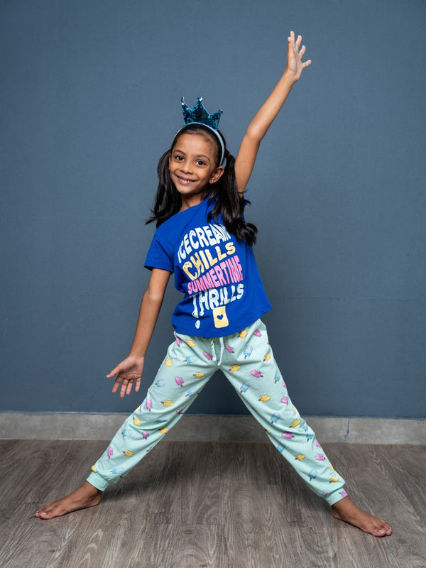 Clair Graphic Tee & Cuffed Long Pant  Veronika & Popsicle Multi