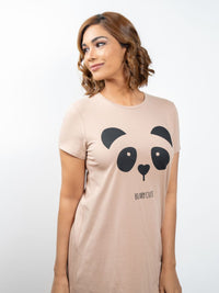 Kaitlyn - 2 Pack Graphic Sleep Shirt in Wine & Almond Combo