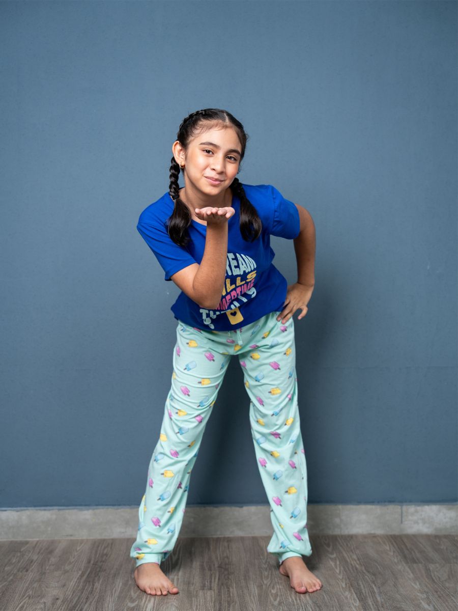 Clair Graphic Tee & Cuffed Long Pant  Veronika & Popsicle Multi