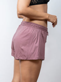 Janice - Lounge Shorts in Lilly & Very Grape 2 Pack