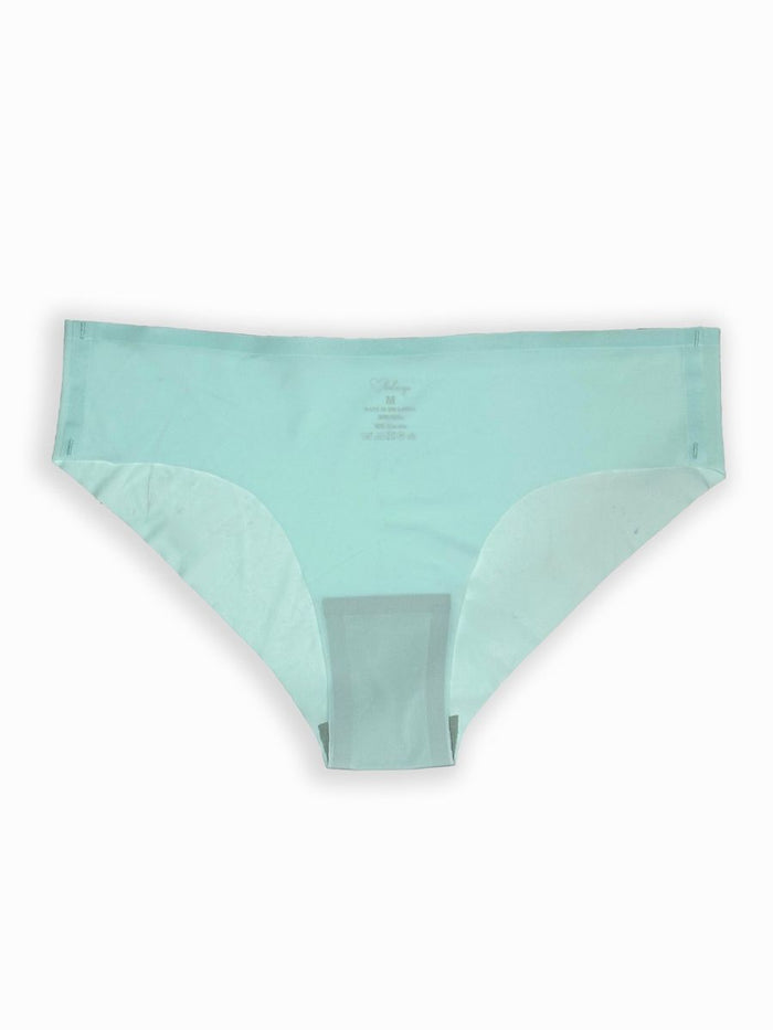 Zhuri - Seam Free High Cut Bikini Brief Soild Single Sky Blue
