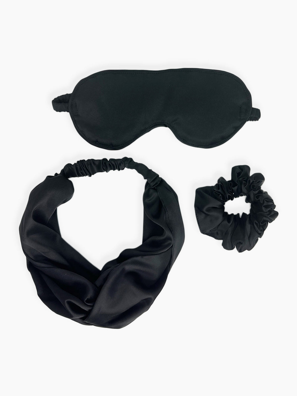 Aria - Eye Mask, Head Band & Scrunchie - 3 Pack