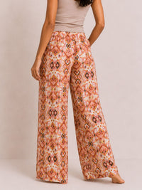 Amara - Wide Leg Lounge Pant in Pink Diamond Multi
