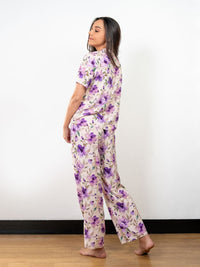 Ariella - S/S Classic LPJ Set in Lilac Floral Multi 2