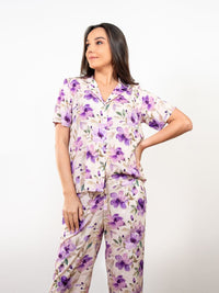 Ariella - S/S Classic LPJ Set in Lilac Floral Multi 3