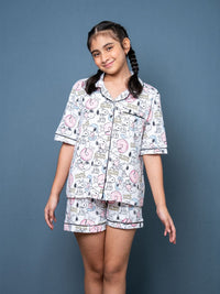 Ayla Tee & Shorty Set Snoopy Multi 2