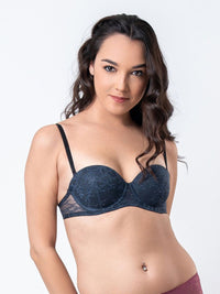Calista - Multiway Push Up Bra All Lace in Outer Space 4