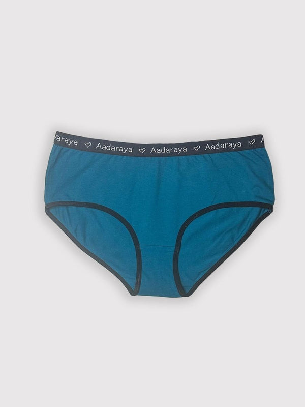 Dina - AD Logo Full Brief 4 Pack in Black & Nude Combo 2