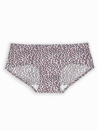 Leopard print underwear on a white background