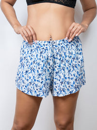 Janice -Lounge Short in Nebulas Blue