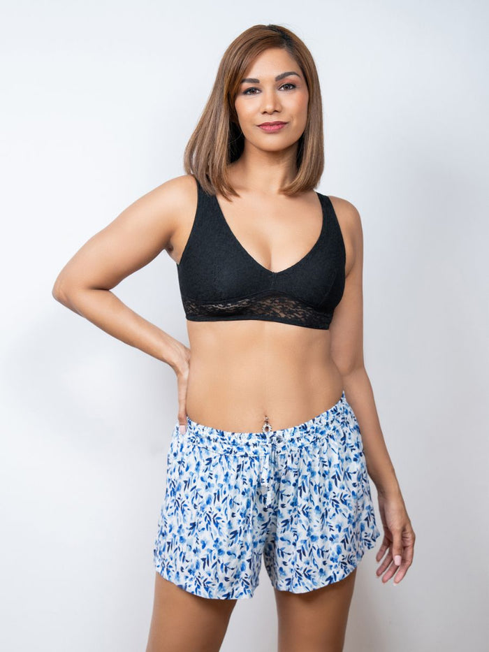 Janice -Lounge Short in Nebulas Blue
