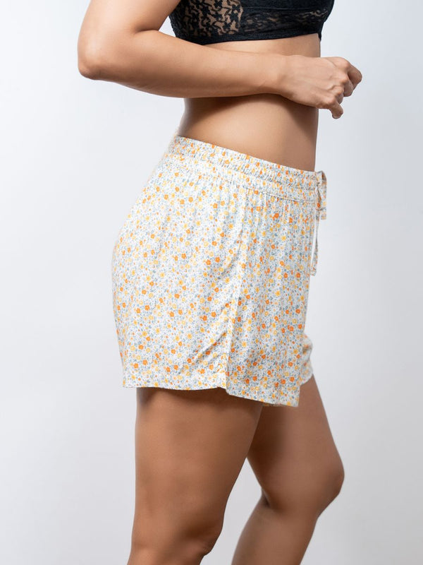 Janice -Lounge Short  in Sunny Medow Ditsy