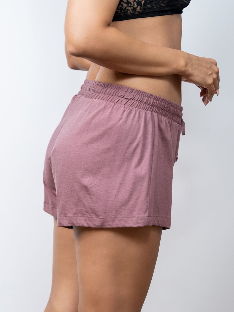 Janice - Lounge Short in Grape