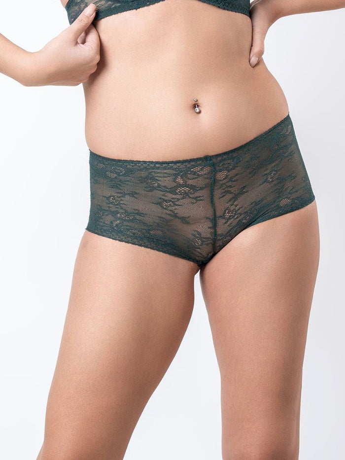 Lucy - Short All Lace in Green 1