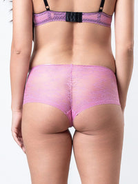 Lucy - Short All Lace in Lilac Chiffon 2