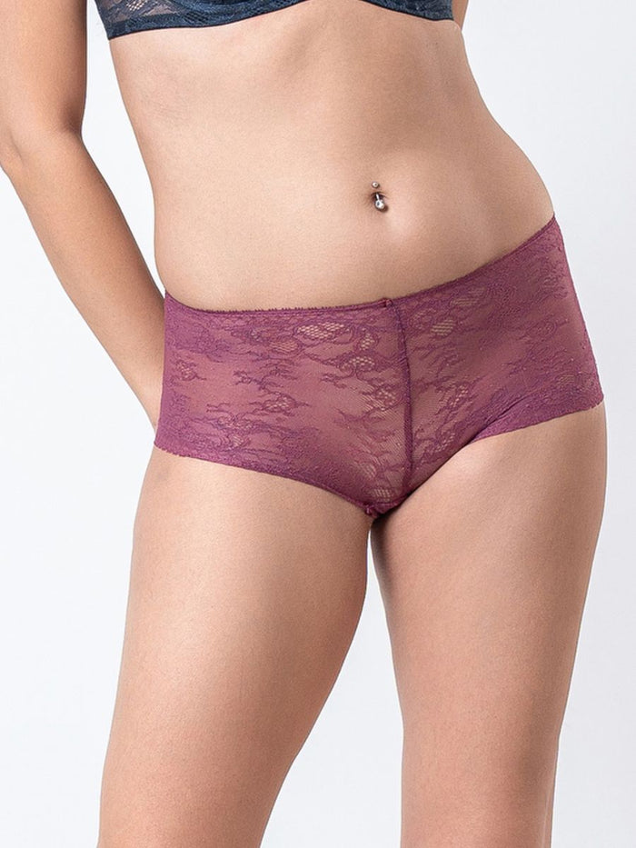 Lucy - Short All Lace in Violet Quarts 1