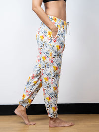 Vivian - Lounge Pant in Pastel Posies 2