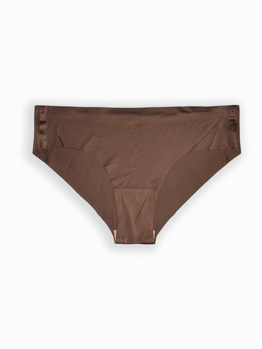 Brown men's underwear on a white background