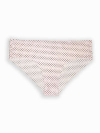 Pink polka dot bandana on a white background
