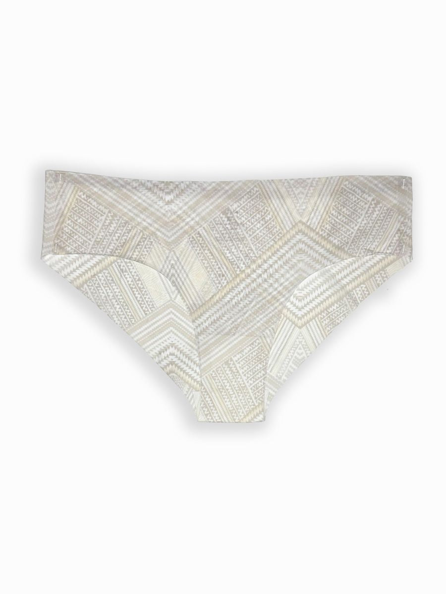 Patterned fabric swatch on a white background