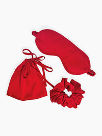 Sadia - Chemise & Robe with Eye Mask & Scrunchie Pouch - Gift Pack
