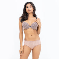 Cleo - Lace Hipster 02 Pack in Black & Desert Sand