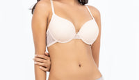 Cleo - Lace T-Shirt Plunge Bra 02 Pack in Terra & Nude Combo