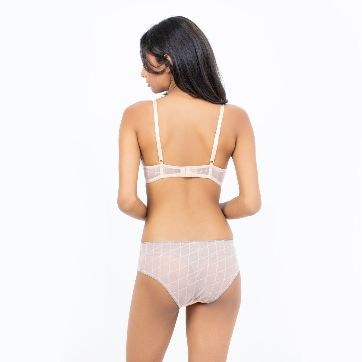 Cleo - Lace Hipster 02 Pack in Terra & Nude