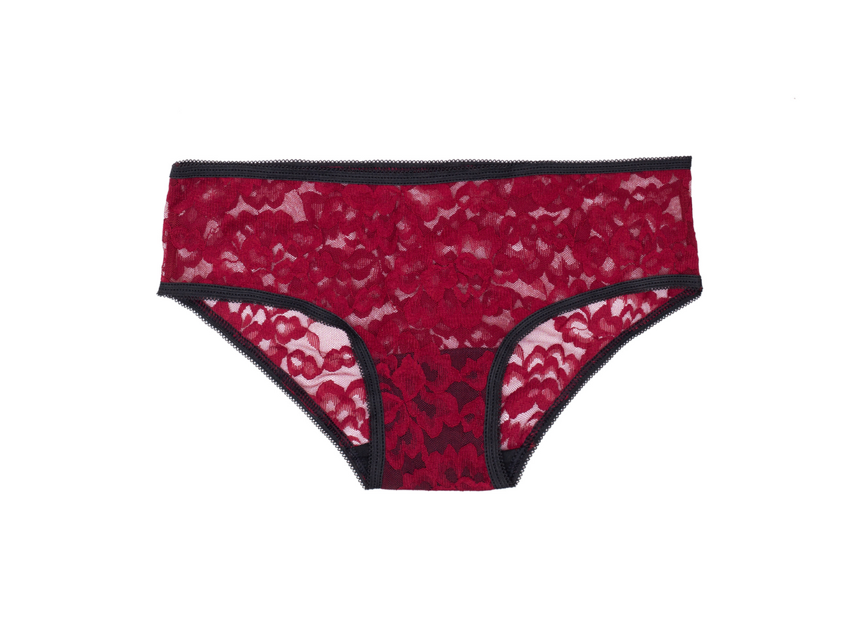 Kathy Hipster Brief - Ruby Red