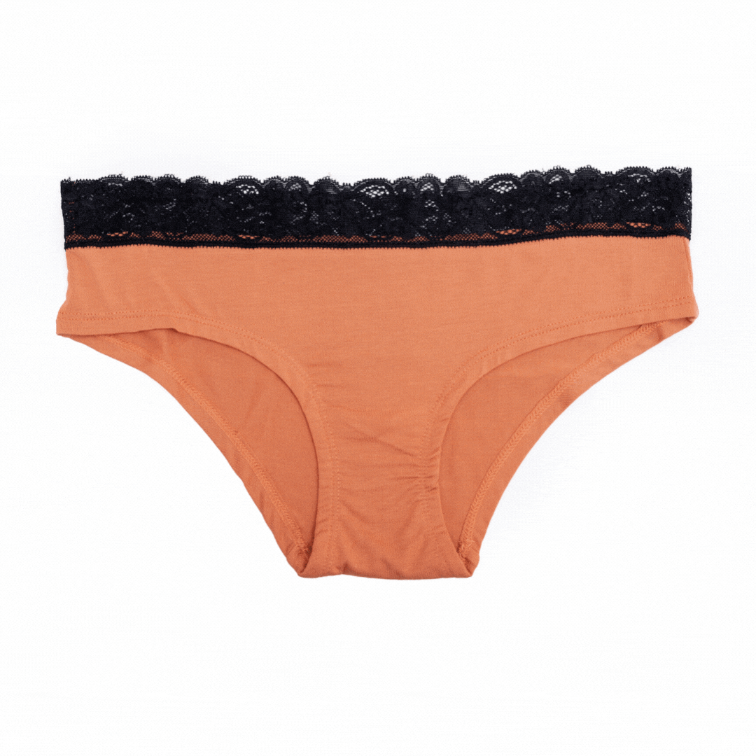 Jenna - Hipster Brief in Copper Coin
